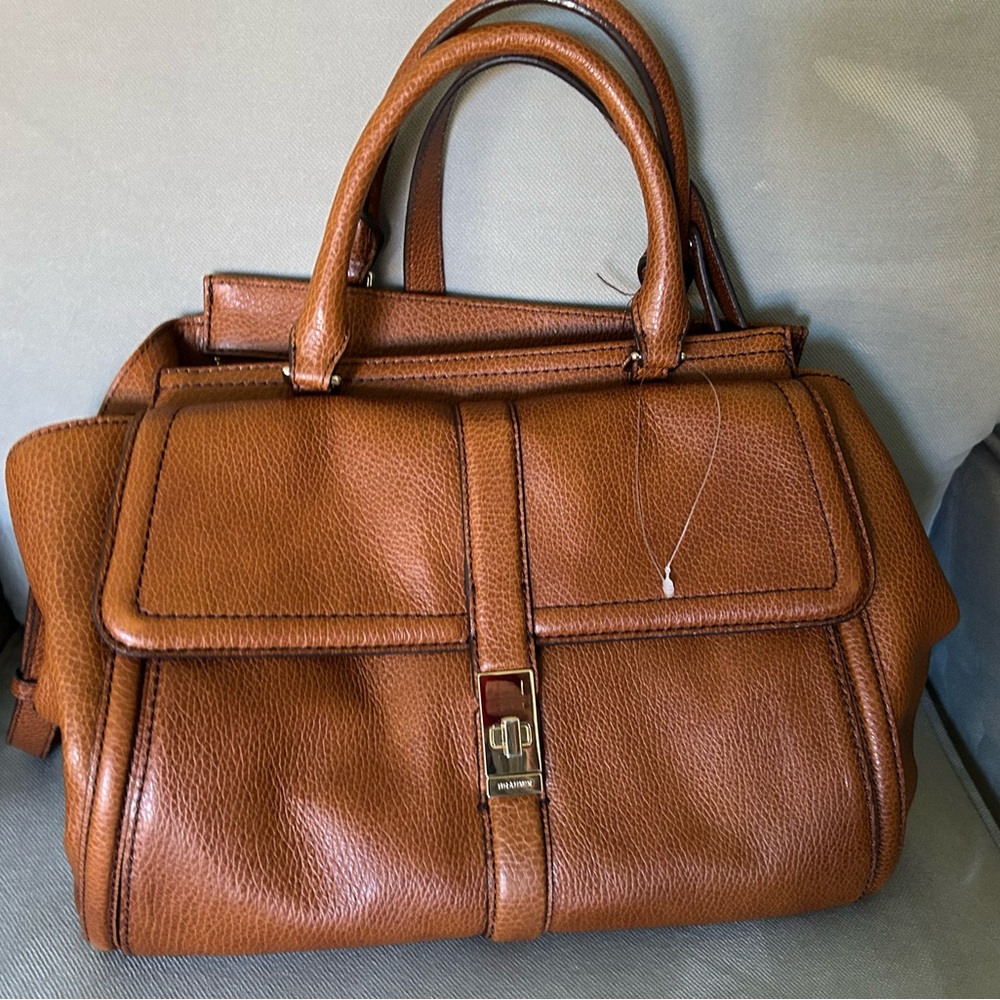 Brahmin Brown Leather Handbag